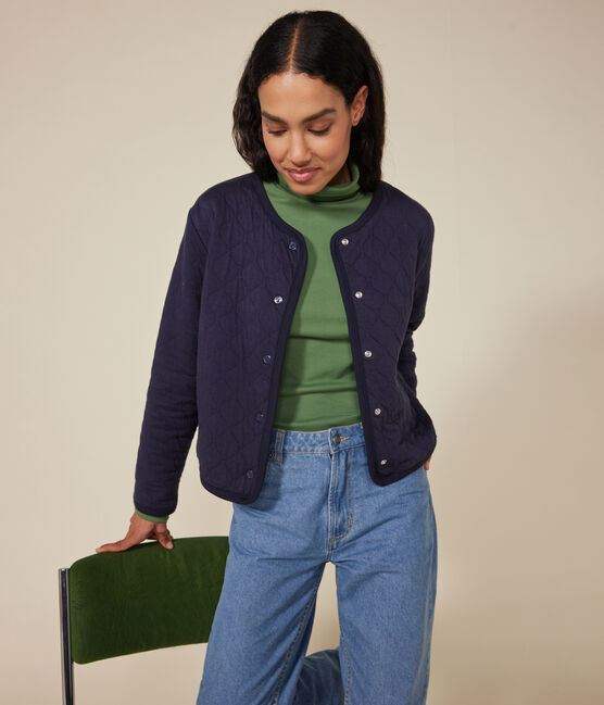 Cárdigan de túbico para mujer azul SMOKING