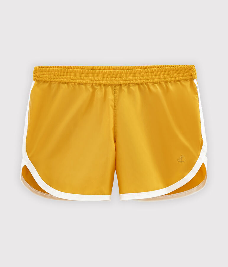 Shorts de ni&ntilde;a amarillo