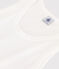 Camiseta de tirantes L'ICONIQUE de algodón biológico de mujer blanco ECUME