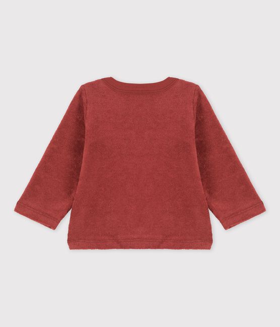 Cárdigan de rizo de bebé marron OMBRIE