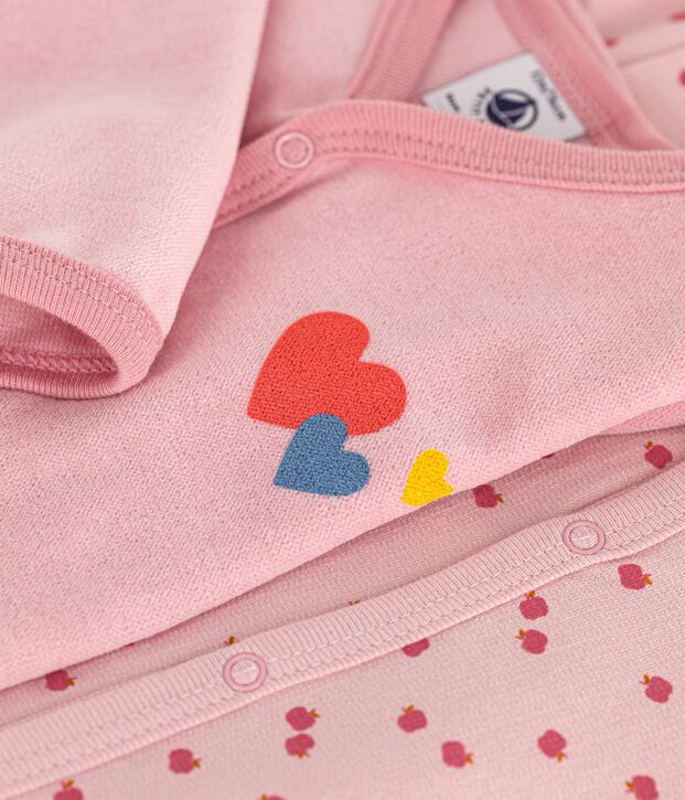 Juego de pijamas de algod&oacute;n estampado para beb&eacute; multicolor