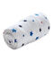 Sábana ajustable de 120x60 con motivo de estrella para bebé niño blanco ECUME/blanco MULTICO