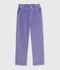 Pantal&oacute;n infantil de terciopelo violeta