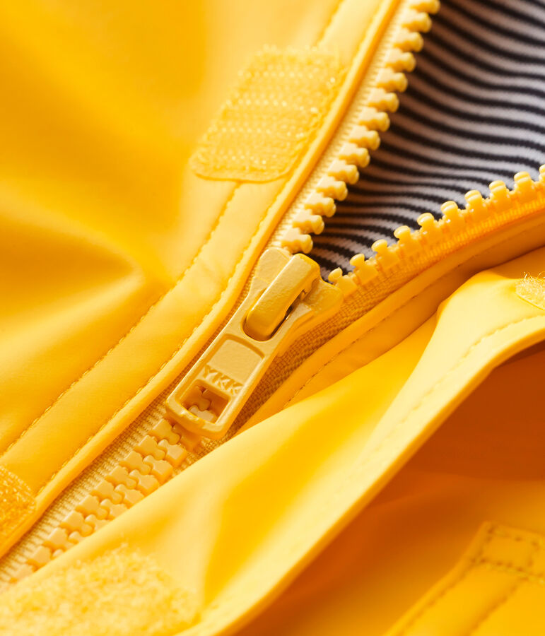 Chubasquero emblem&aacute;tico para beb&eacute; unisex amarillo