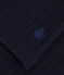 Camiseta Iconique de cuello vuelto de punto de fantasía para mujer azul SMOKING