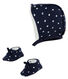 Lote de gorrito y patucos para bebé niña