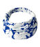 Bandana para niña estampada blanco MARSHMALLOW/azul PERSE