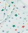 Pijama infantil de terciopelo con estampado de estrellas azul/multicolor