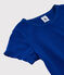 Camiseta icónica de algodón de niño/niña azul SURF