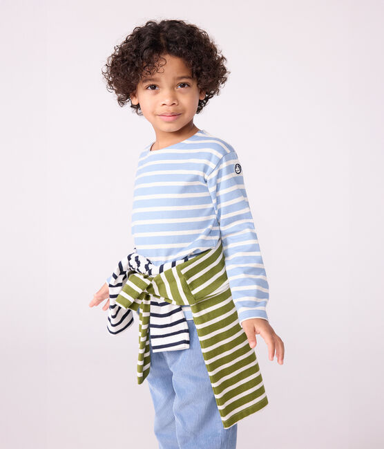 Marinera infantil de algodón azul ADRIATIC/ MILK