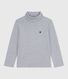 Camiseta infantil de cuello alto de algodón