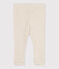 «Leggings» de punto calado de bebé beige MONTELIMAR CHINE