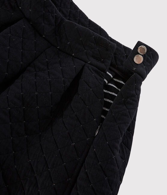 Falda para mujer negro NOIR/ ARGENT