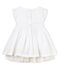 Vestido de manga corta de ceremonia para bebé niña blanco ECUME