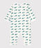 Pijama de bebé de algodón sin patas de ballena verde MARSHMALLOW/ DRAGONFLY