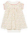 vestido body estampado para bebé niña blanco MARSHMALLOW/blanco MULTICO