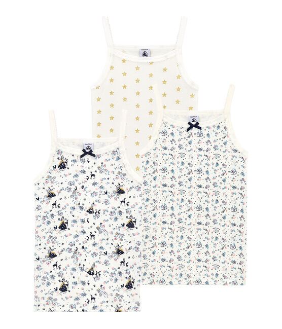 Pack de 3 camisetas de tirantes para niña variante 1