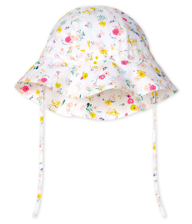 Capelina de popelina con estampado de flores de beb&eacute; ni&ntilde;a multicolor