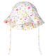 Capelina de popelina con estampado de flores de bebé niña