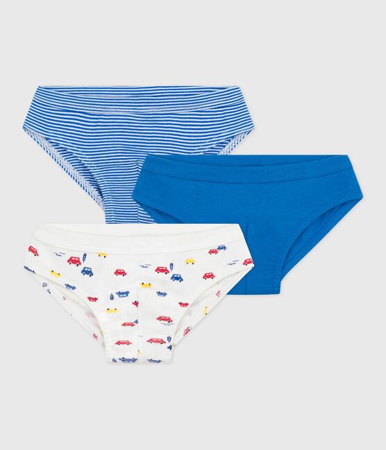 Juego de slips infantiles de algodón con estampado de coches variante 1
