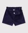 Shorts lisos de terciopelo para beb&eacute; SOIR
