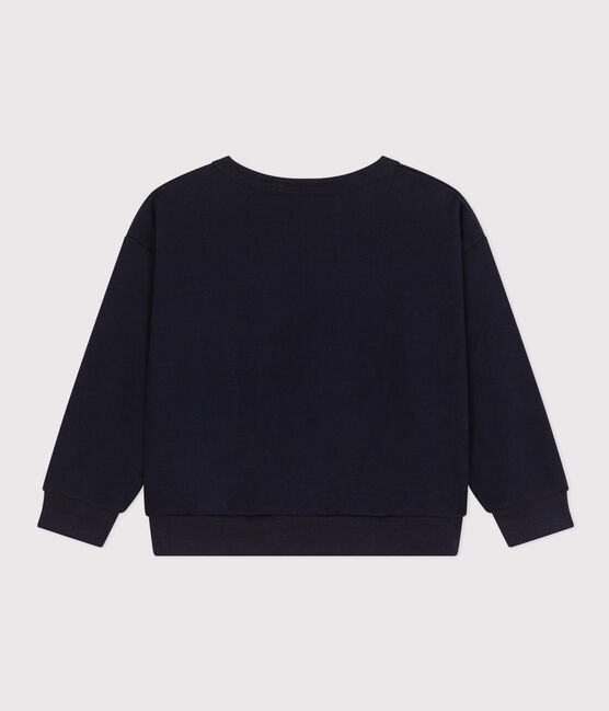 Sudadera infantil de muletón azul SMOKING