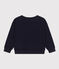 Sudadera infantil de muletón azul SMOKING