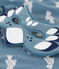 Pijama de algodón con motivo de pájaro y máscara para niña azul ROVER/blanco MARSHMALLOW