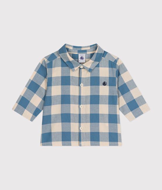 Camisa de franela para bebé azul BEACH/ AVALANCHE