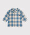 Camisa de franela para bebé azul BEACH/ AVALANCHE