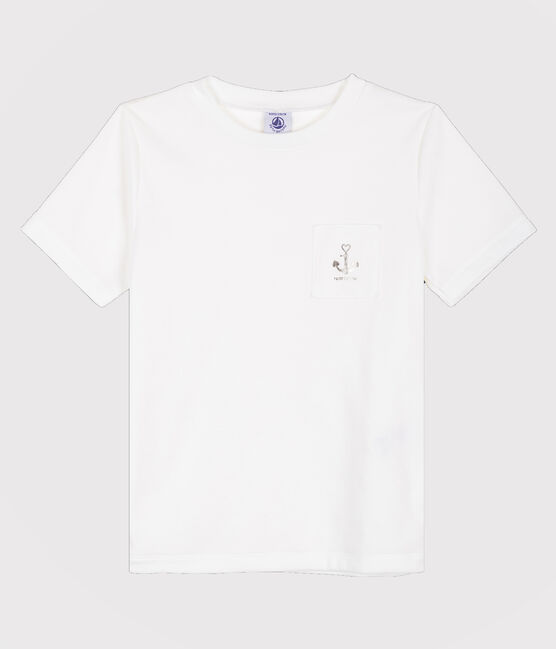 Camiseta serigrafiada para niña blanco ECUME