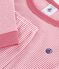 Pijama infantil muy ajustado de algod&oacute;n a rayas rosa/blanco