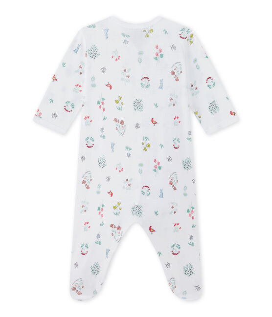 Pijama estampado para bebé niña blanco ECUME/blanco MULTICO