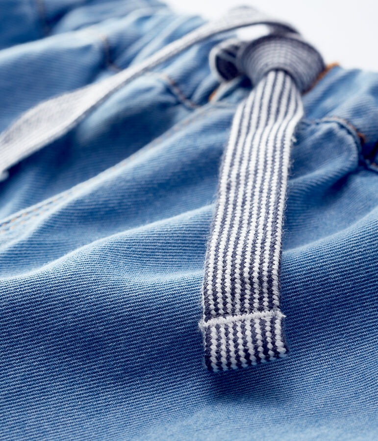 Pantal&oacute;n vaquero claro de beb&eacute; ni&ntilde;o azul