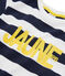 Camiseta de niño azul SMOKING/blanco MARSHMALLOW