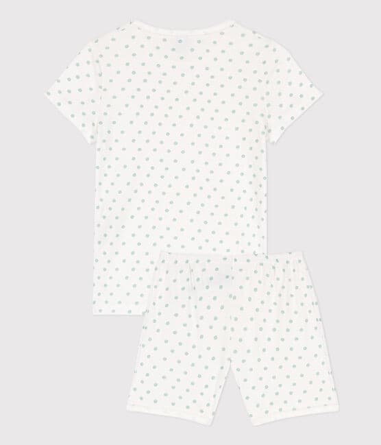 Pijama corto de algodón con lunares para niña MARSHMALLOW/ BOB