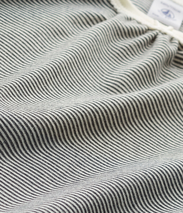 Camis&oacute;n milrayas para ni&ntilde;a azul/blanco