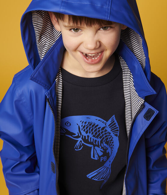 Sudadera de felpa de niño azul SMOKING