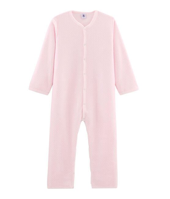 Buzo de polar para niña pequeña rosa VIENNE/gris MISTIGRI