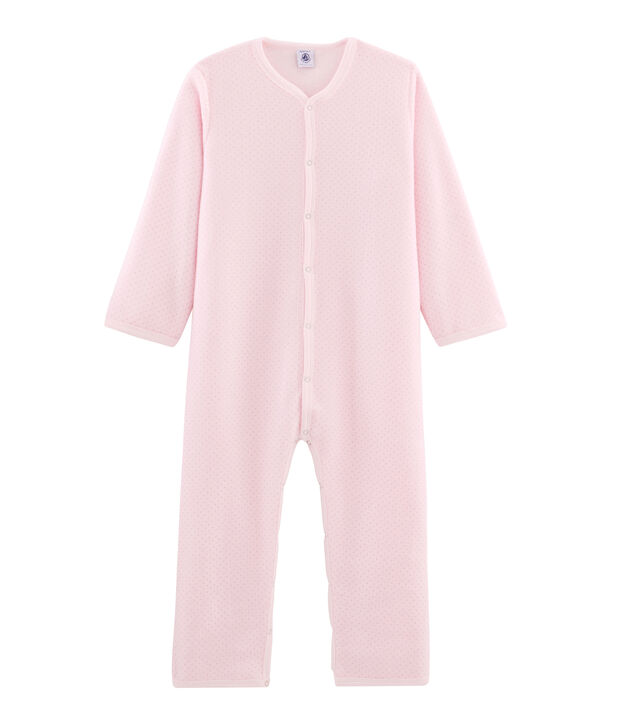 Buzo de polar para ni&ntilde;a peque&ntilde;a rosa/gris