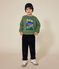 Sudadera de felpa para niño verde PALMERAIE