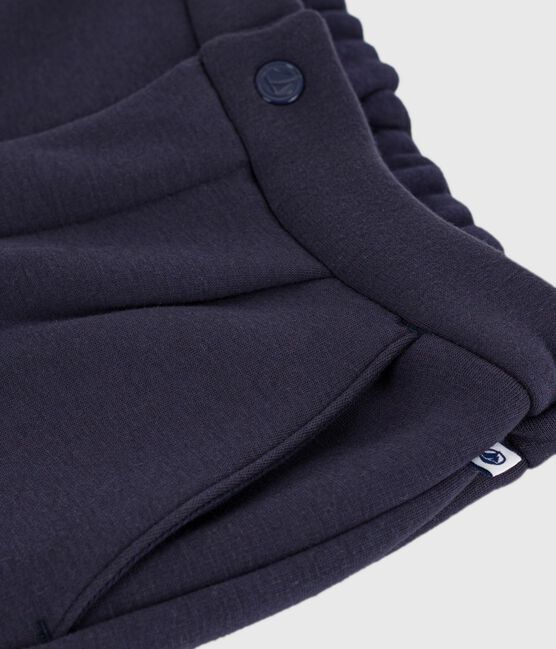 Pantalón infantil de felpa azul SMOKING