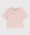 Camiseta LE BOXY de algodón para mujer rosa SALINE
