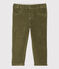 Pantalón de terciopelo de bebé. verde MILITARY