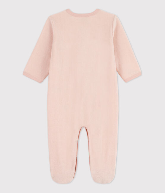 Pijama de rizo de bebé rosa SALINE