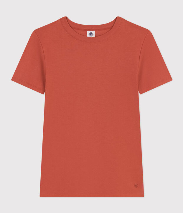 Camiseta L'ICONIQUE de algod&oacute;n con cuello redondo para mujer marron