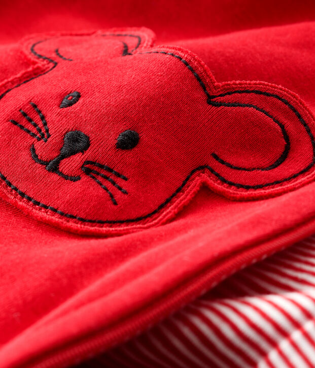 Mono de beb&eacute; unisex rojo