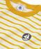 Camiseta de manga corta para niño beige COQUILLE+BOUDOR