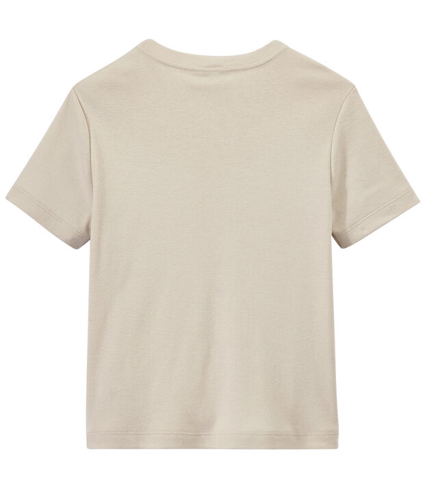 Camiseta para ni&ntilde;o con estampado blanco Feta