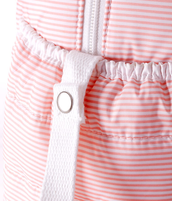 Bolsa de maternidad milrayas para bebé unisex rosa ROSAKO/blanco MARSHMALLOW